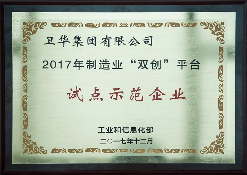 2017年制造業(yè)“雙創(chuàng)”平臺試點示范企業(yè)